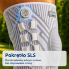 Pokrętło SLS na ortezie Orteo PRO - docisk ustawisz jednym ruchem, bez zdejmowania ortezy